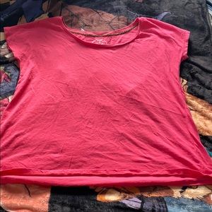 Iron fist pink cut out shirt